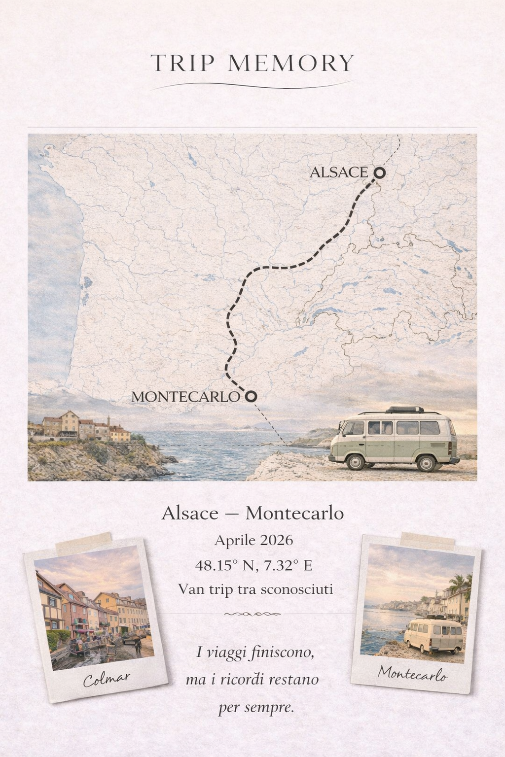 Crea il tuo Trip Memory