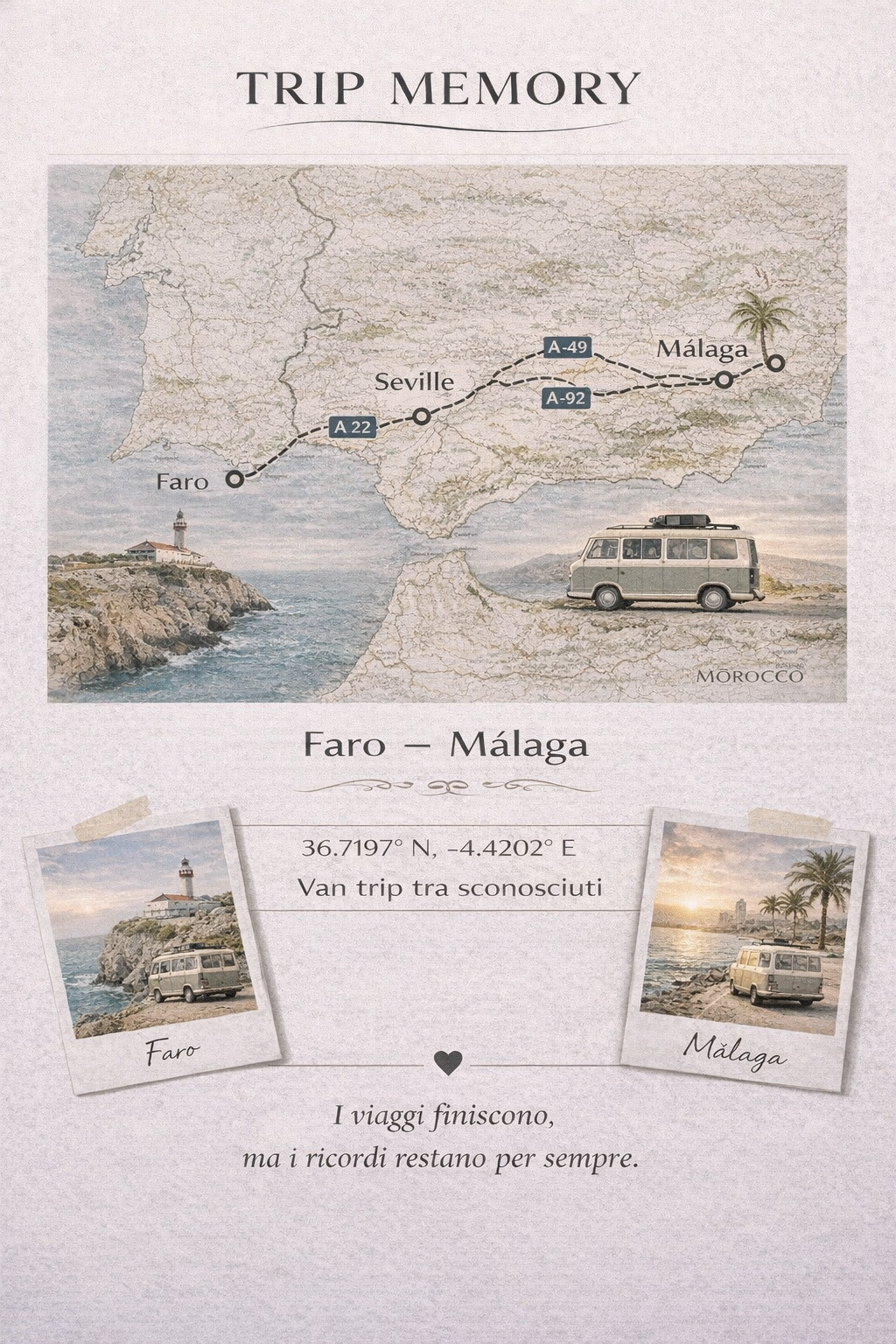 Crea il tuo Trip Memory